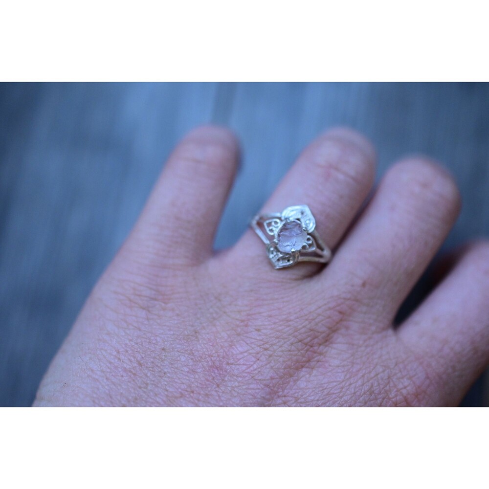 Engagement Ring, Raw Diamond Ring, Diamond Ring, uncut engagement ring, Rough Un